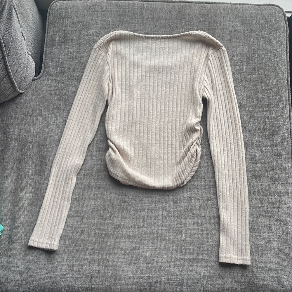 Basic Plush Ribbed Textured Knit - Picture 2 of 2